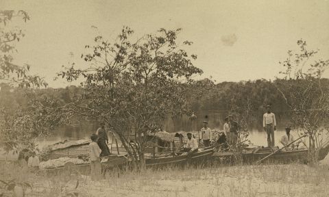 Caboclos no Rio Jauaperi — Roraima, 1884
