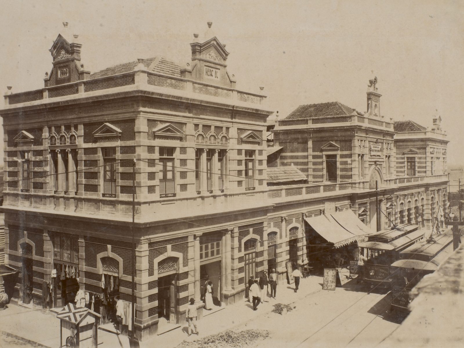 Mercado Público de Manaus — Amazonas, 1906 (fotografia histórica)