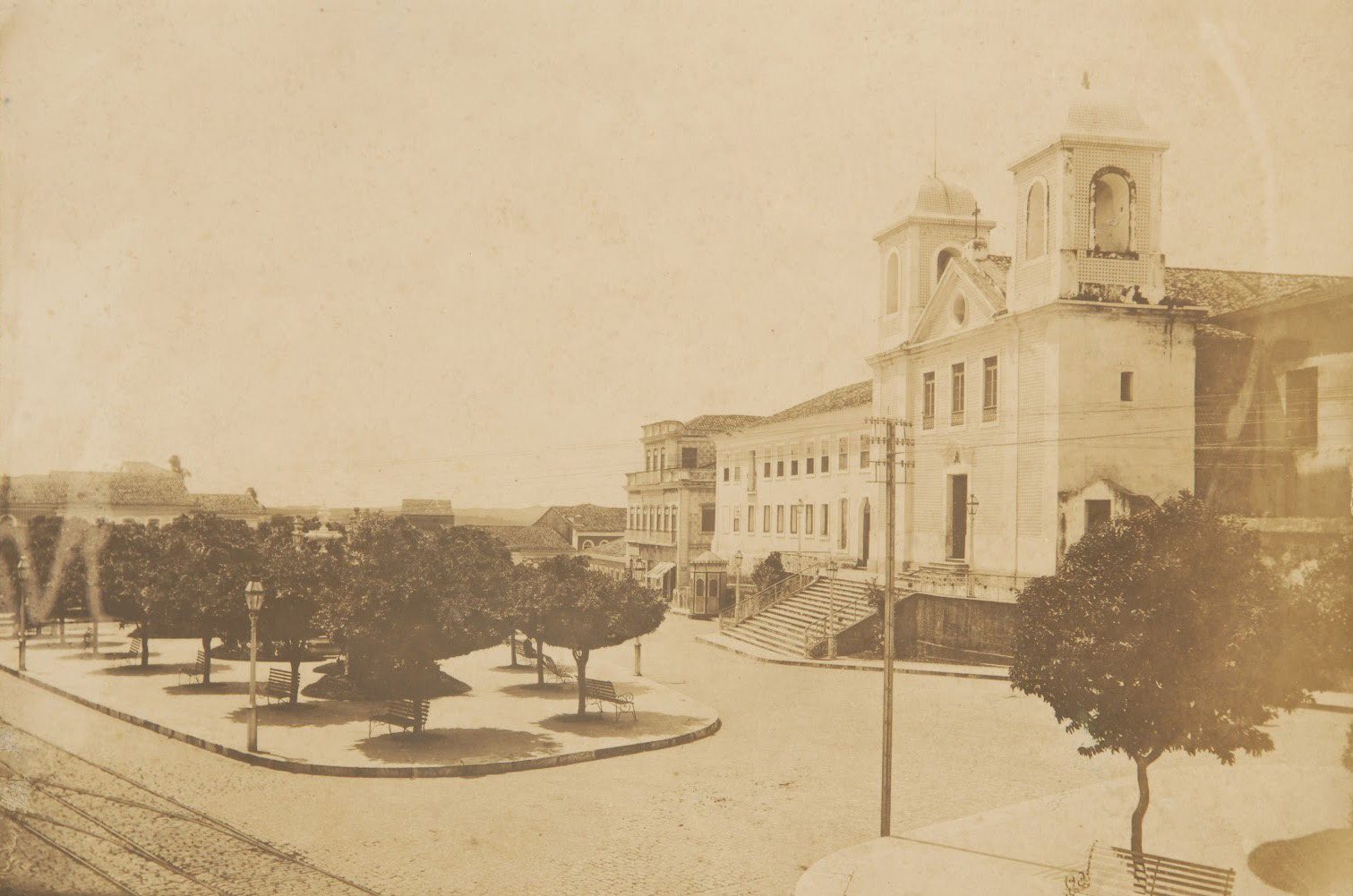 Largo do Carmo, São Luís — Maranhão, 1908 (fotografia histórica)
