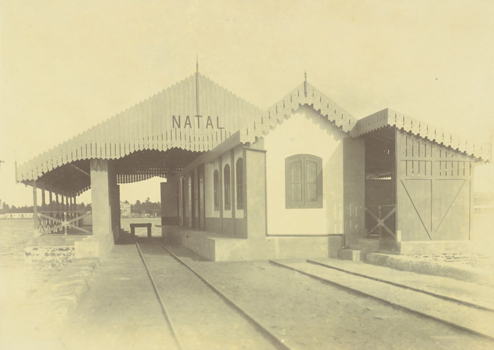 Estação Central de Natal — Rio Grande do Norte, c. 1910 (fotografia histórica)