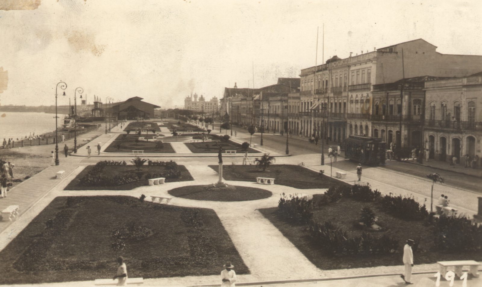 Belém, onde hoje é o Ver-o-Peso — Pará, c. 1910 (fotografia histórica)
