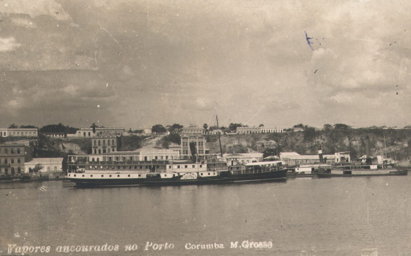 Porto de Corumbá — Mato Grosso do Sul, Década de 1930 (fotografia histórica)