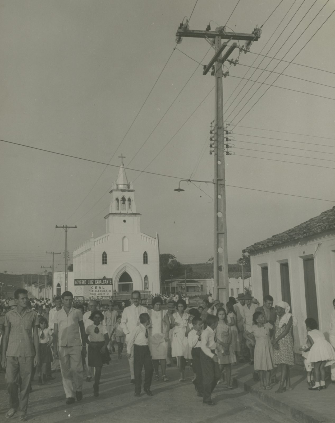Procissão em Paulo Jacinto — Alagoas (fotografia histórica)